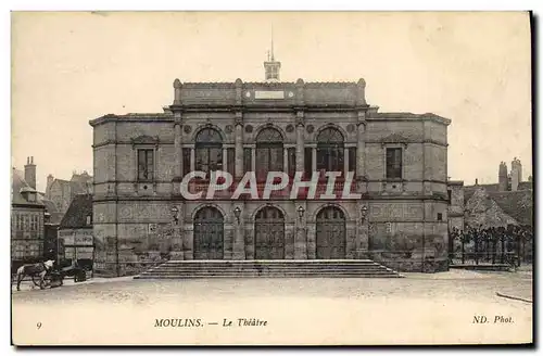Cartes postales Moulins Theatre