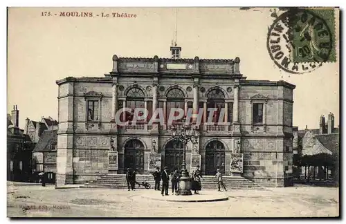 Cartes postales Theatre Moulins