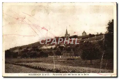 Ansichtskarte AK Mousseaux Panorama Pris des Bords de la Seine