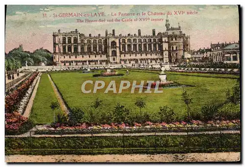 Cartes postales St Germain en Laye Le Parterre et le Chateau