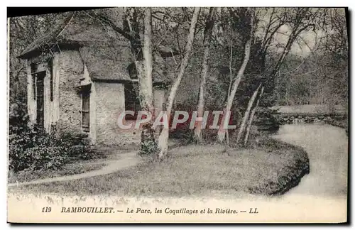 Cartes postales Rambouillet Le Parc les Coquillages et la Riviere