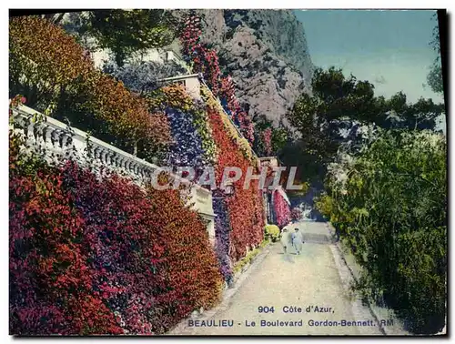 Ansichtskarte AK Beaulieu Le Boulevard Gordon Bennett