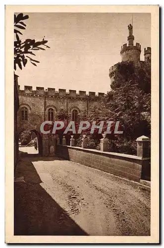 Ansichtskarte AK St Michel de Frigolet Tours Saint Norbert et Saint Augustin Arceau conduisant a l&#39eglise abba