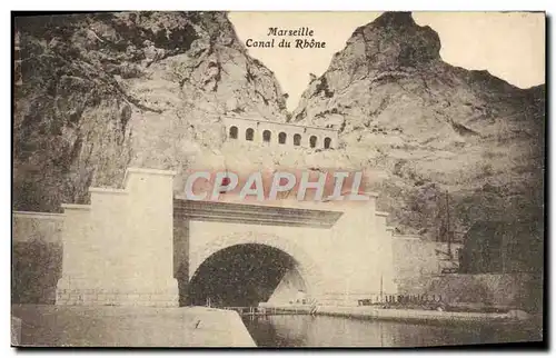 Cartes postales Marseille Canal du Rhone