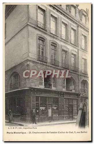 Cartes postales Prison Paris Emplacement de l&#39ancien cachot du gue Rue Baillet