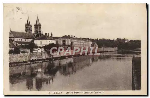 Ansichtskarte AK Prison Melun Notre Dame et maison centrale