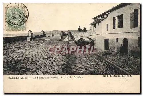 Cartes postales Prison Cannes Ile Sainte Marguerite Prison de Bazaine