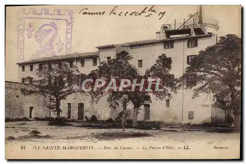 Cartes postales Prison Ile Sainte Marguerite Environs de Cannes La prison d&#39etat