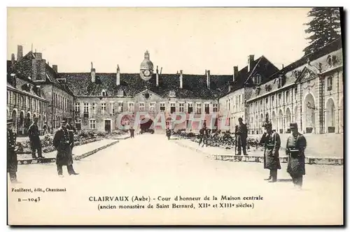 Ansichtskarte AK Prison Clairvaux Cour d&#39honneur de la maison centrale Ancien monastere de Saint Bernard