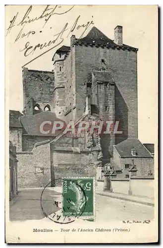 Cartes postales Prison Moulins Tour de l&#39ancien chateau