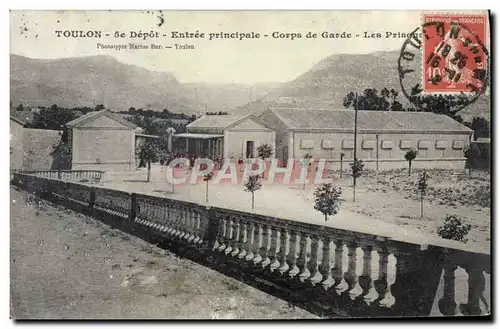 Cartes postales Prison Toulon 5eme depot Entree principale Corps de garde Les prisons