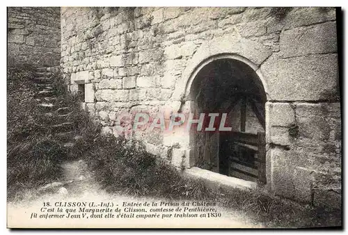 Ansichtskarte AK Prison Paris Entree de la prison du chateau