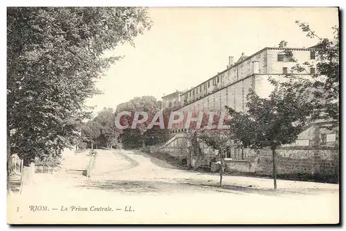 Cartes postales Prison Riom La prison centrale