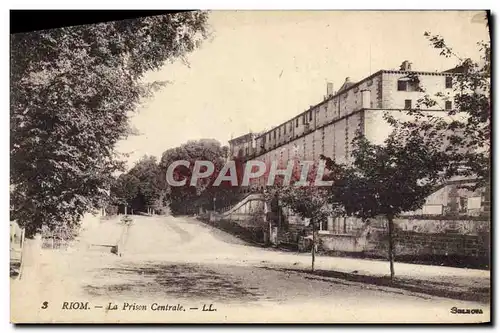 Cartes postales Prison Riom La prison centrale