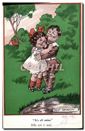 Cartes postales Enfants Fred Spurgin