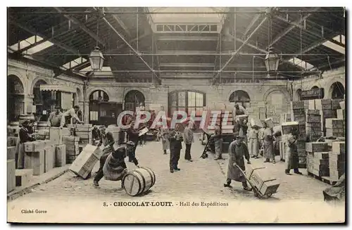 Cartes postales Chocolat Louit Hall des expeditions