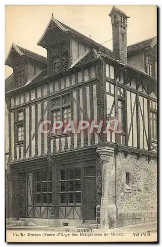 Cartes postales Moret Vieille maison Sucre d&#39Orge des religieuses de Moret