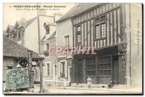 Cartes postales Moret sur Loing Maison ancienne Sucre d&#39Orge des religieuses de Moret