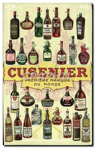 Cartes postales Publicite Cusenier Alcool