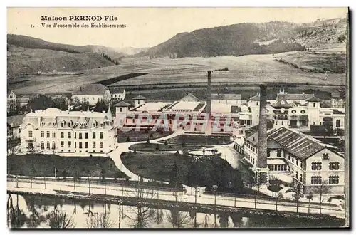 Cartes postales Maison Pernod Fils Vue d&#39ensemble des etablissements