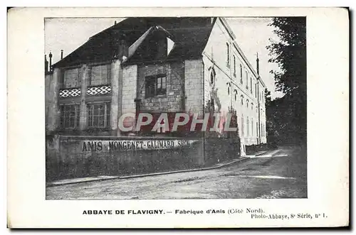 Ansichtskarte AK Abbaye de Flavigny Fabrique d&#39anis Cote Nord