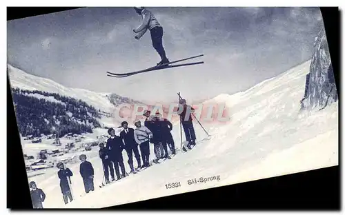 Ansichtskarte AK Sports d&#39hiver Ski Saut