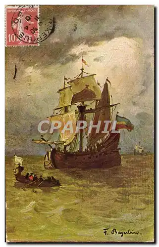 Cartes postales Bateau Voilier