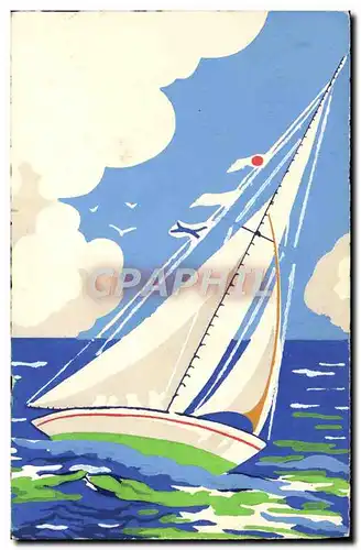 Cartes postales Bateau Voilier