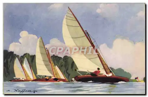 Cartes postales Bateau Voilier Yacht Haffner