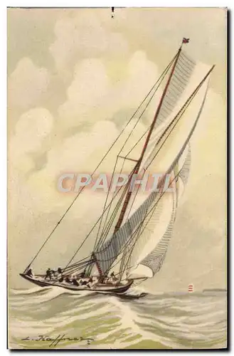 Cartes postales Bateau Voilier Yacht Haffner