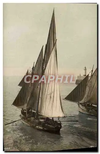 Cartes postales Bateau Voilier Peche