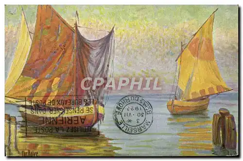 Cartes postales Bateau Voilier Peche Italie