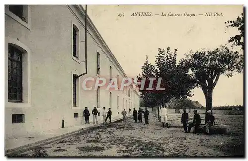 Cartes postales Militaria Caserne Antibes La caserne Gazan