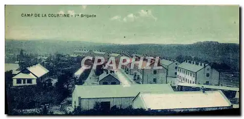 Cartes postales Militaria Caserne Camp de la Courtine 1ere Brigade
