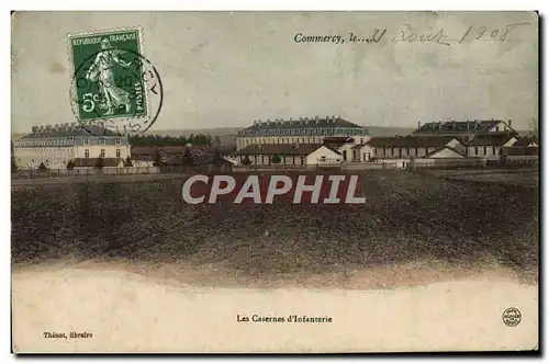 Cartes postales Militaria Caserne Commercy Les casernes d&#39infanterie