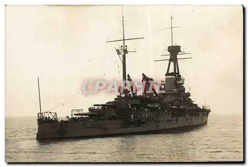 CARTE PHOTO Bateau de guerre