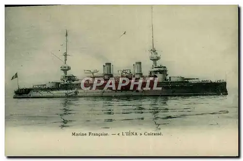 Cartes postales Bateau de guerre Iena Cuirasse