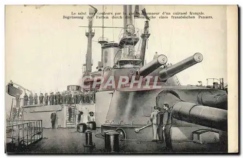 Cartes postales Bateau de guerre Cuirasse