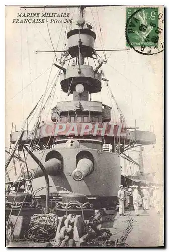 Cartes postales Bateau de guerre Piece 306 Canon