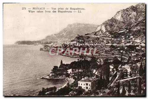 Ansichtskarte AK Cap Martin Vue Prise de Roquebrune Monaco