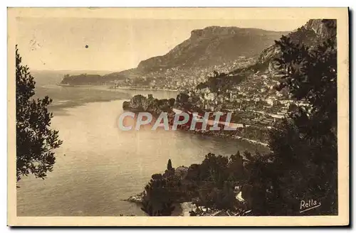 Cartes postales Principaute de Monavo vue de Roquebrune