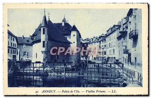 Cartes postales Prison Annecy Palais de l&#39ile Vieilles prisons