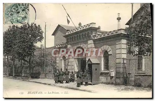 Ansichtskarte AK Prison Beauvais la prison