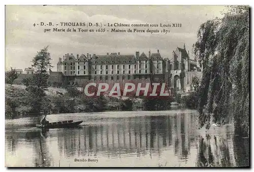Ansichtskarte AK Prison Thouars La chateau Maison de force depuis 1871