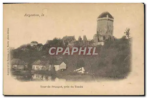 Cartes postales Prison Argenton Tour de Prunget pres de Tendu