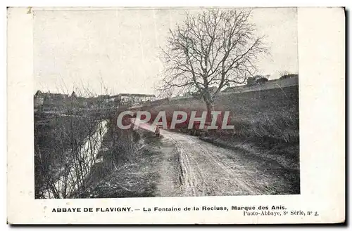 Ansichtskarte AK Abbaye de Flavigny La fontaine de la Recluse Marque des Anis