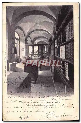 Cartes postales Abbaye de Flavigny Cloitre exterieur Salles d&#39expedition des Anis
