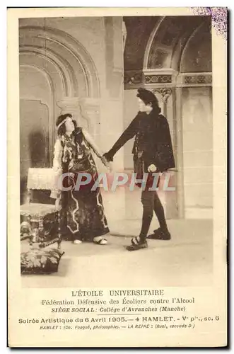 Cartes postales L&#39Etoile universitaire Alcool College d&#39Avranches