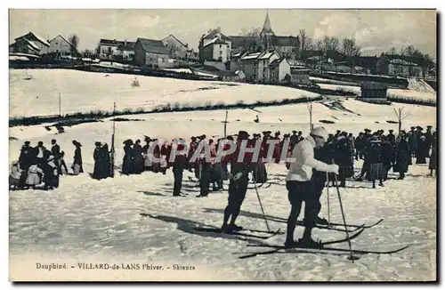 Ansichtskarte AK Sports d&#39hiver Ski Dauphine Villard de Lans l&#39hiver Skieurs