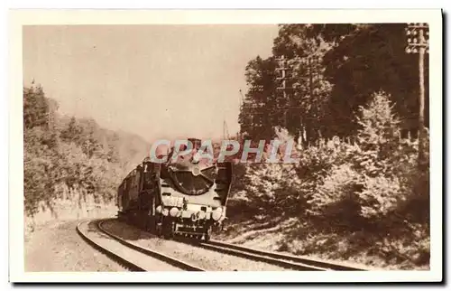 Ansichtskarte AK Train Locomotive Chemin de fer du Nord Train express 312 Lille Paris